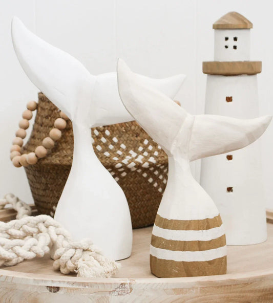 White Whale Tail Decoration - Final Touch Decor