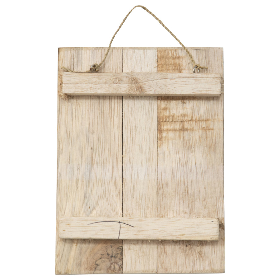 Beach House Decorative Plaque with Hooks