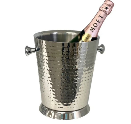 Hammered Wine Bottle Ice Bucket