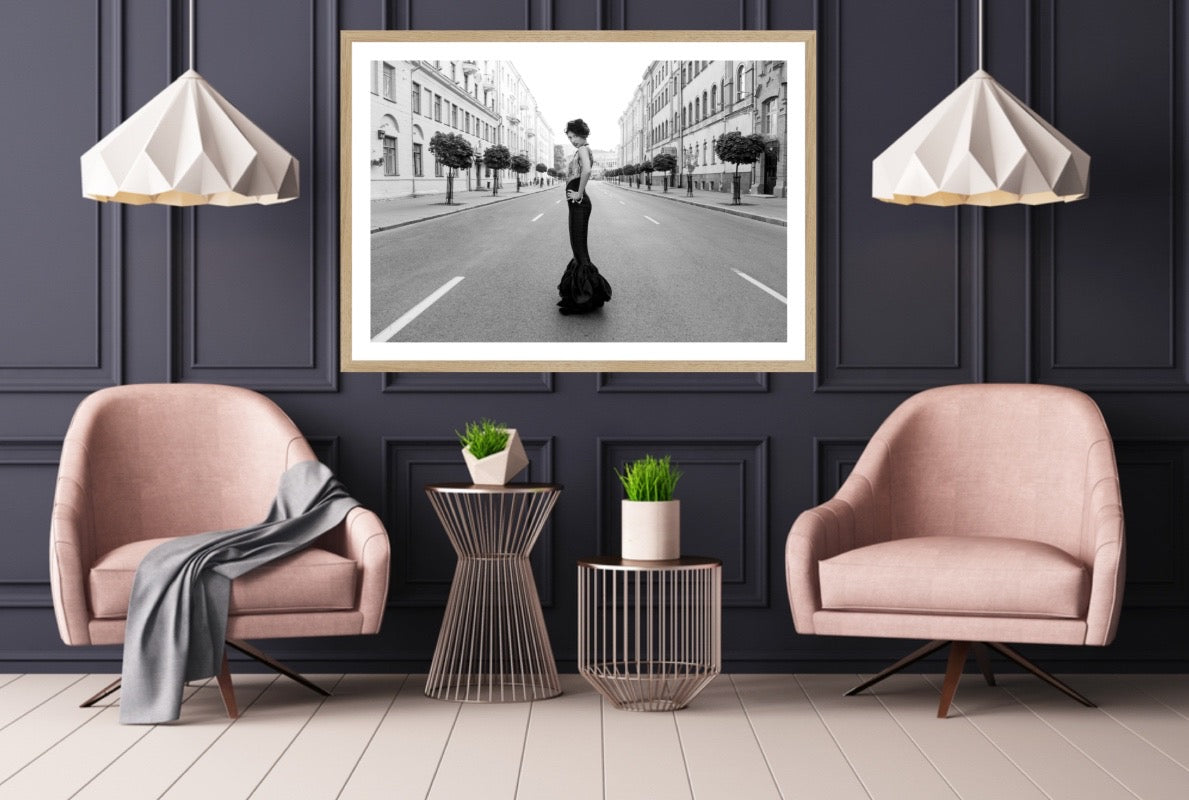 Midnight on the Boulevard | Fashion Wall Art Print