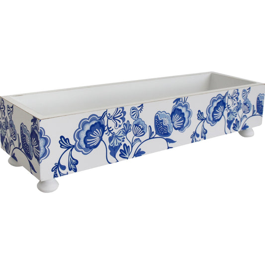 Tidy Tray Blue/White