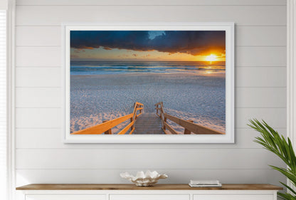 Mermaid Beach Gold Coast Wall Art Print – Queensland Coastal Sunrise