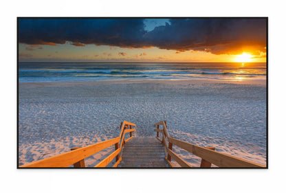Mermaid Beach Gold Coast Wall Art Print – Queensland Coastal Sunrise