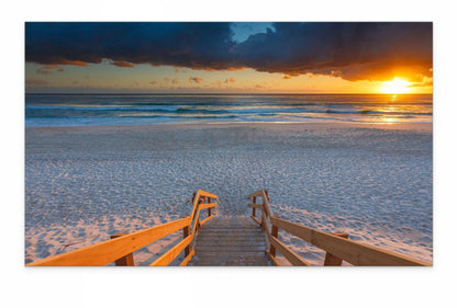 Mermaid Beach Gold Coast Wall Art Print – Queensland Coastal Sunrise