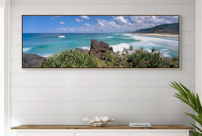 Noosa North Shore Beach Panorama Wall Art – Sunshine Coast Queensland