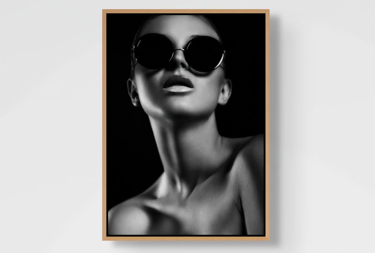 Monochrome Muse | Fashion Wall Art Print