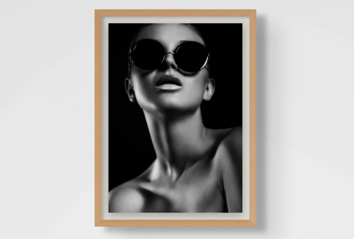 Monochrome Muse | Fashion Wall Art Print