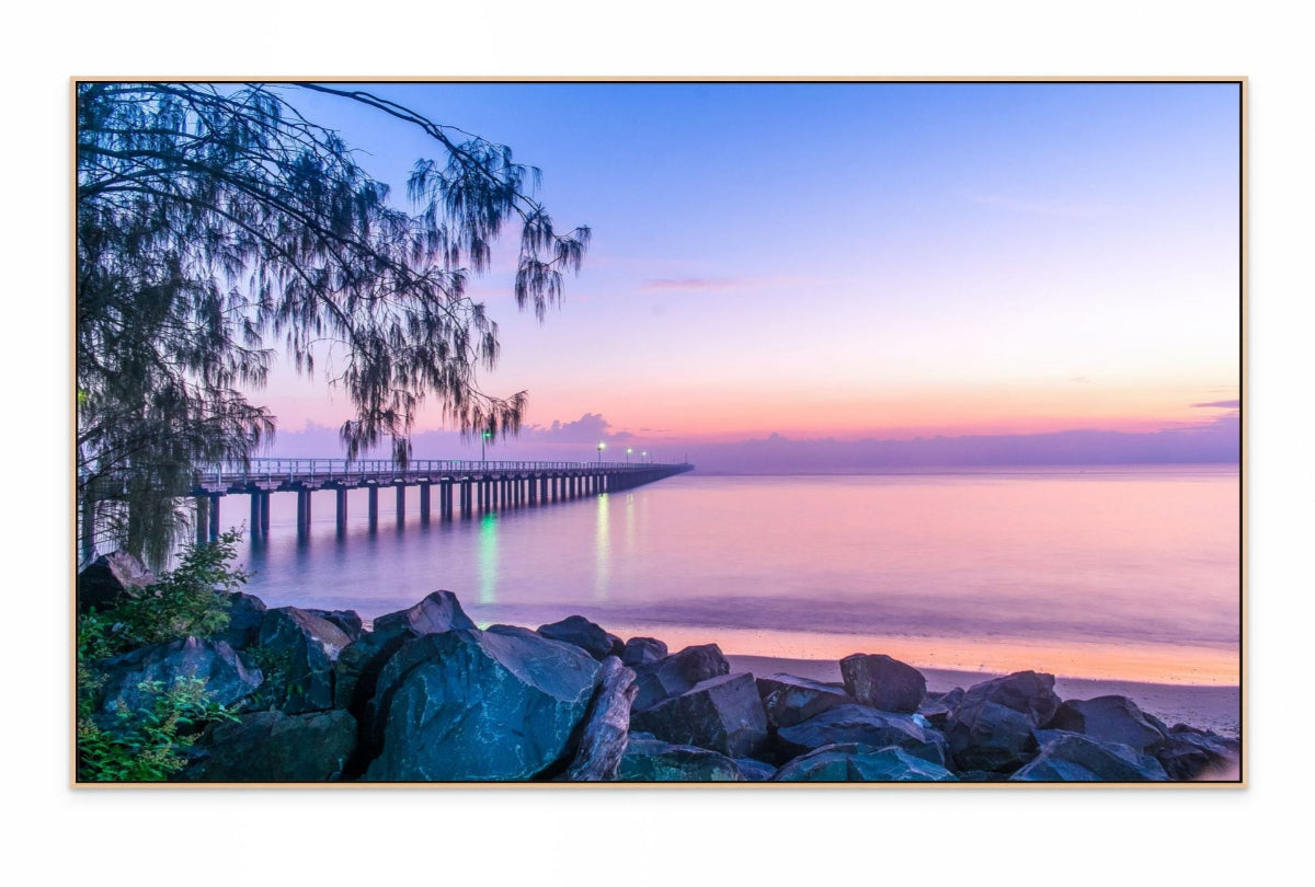 Urangan Pier Hervey Bay Wall Art Print – Queensland Coastal Photography