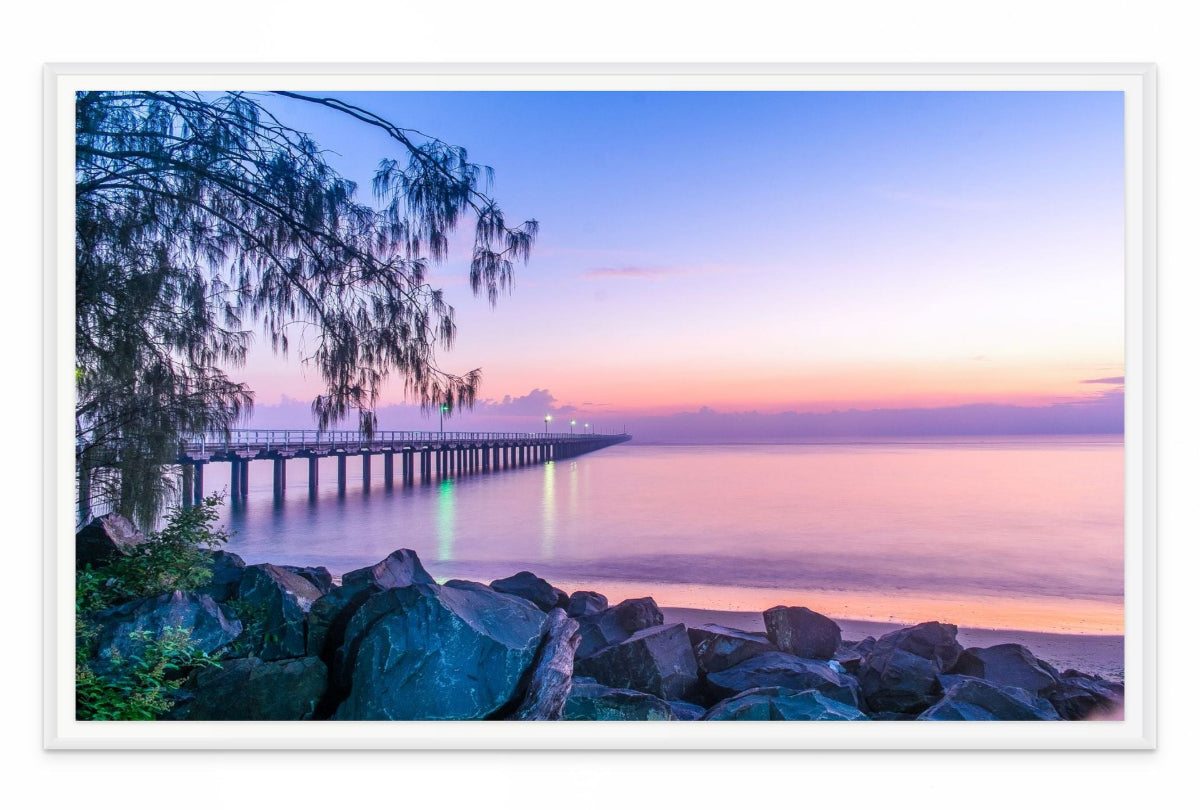 Urangan Pier Hervey Bay Wall Art Print – Queensland Coastal Photography