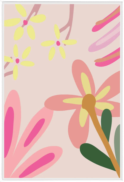 Pink Floral 9 | Poster Art Print