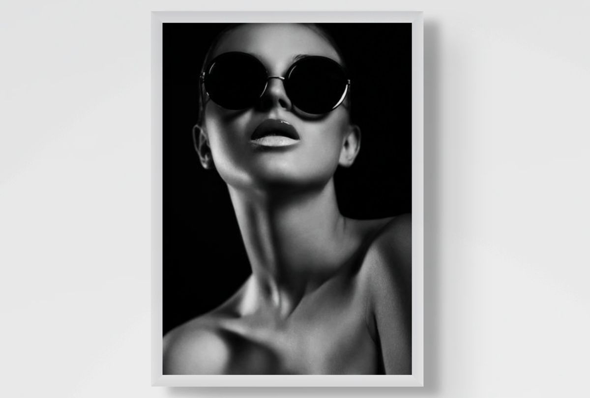 Monochrome Muse | Fashion Wall Art Print