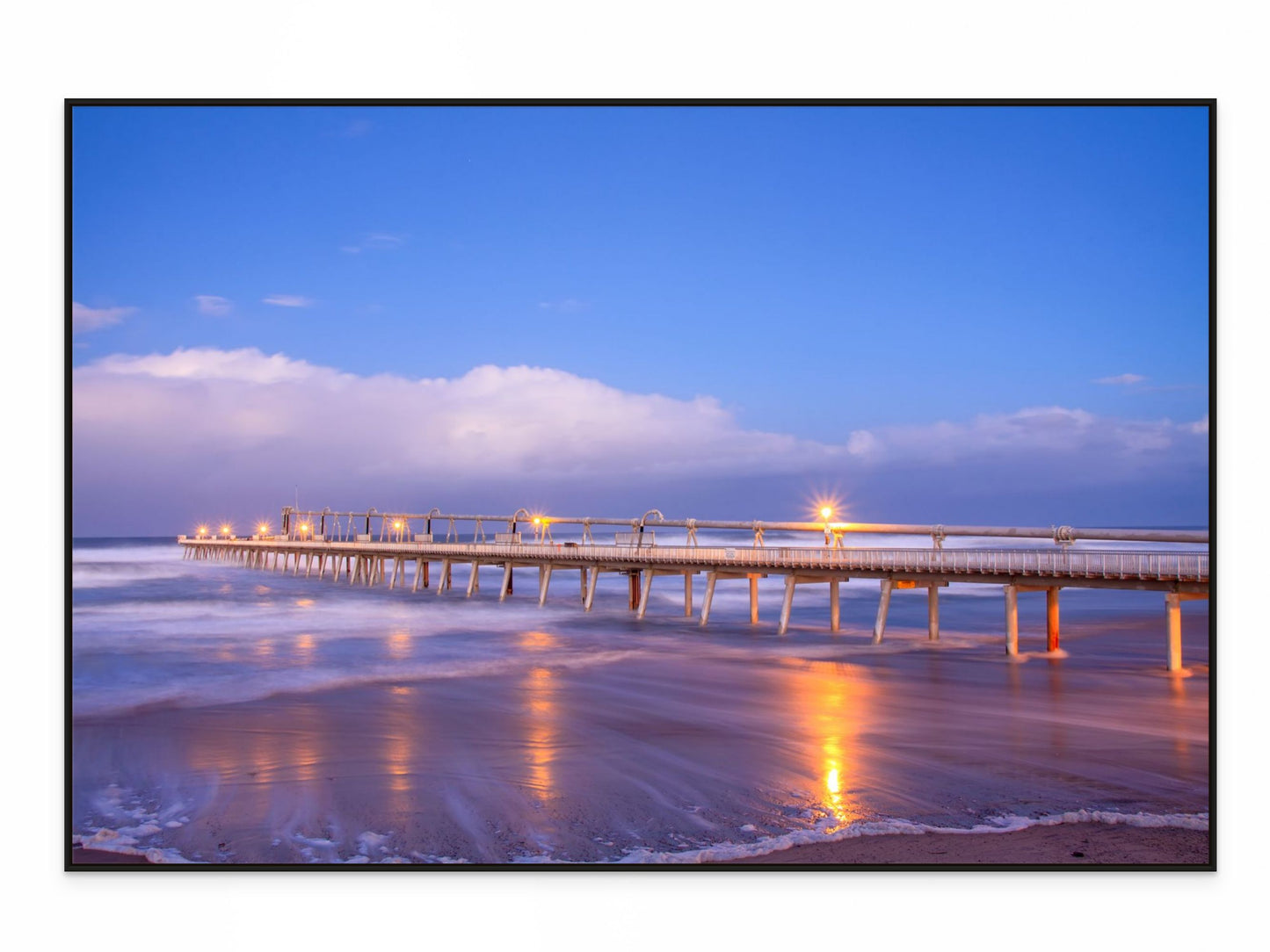 The Spit Gold Coast Wall Art Print – Sunset Pier Coastal Photography