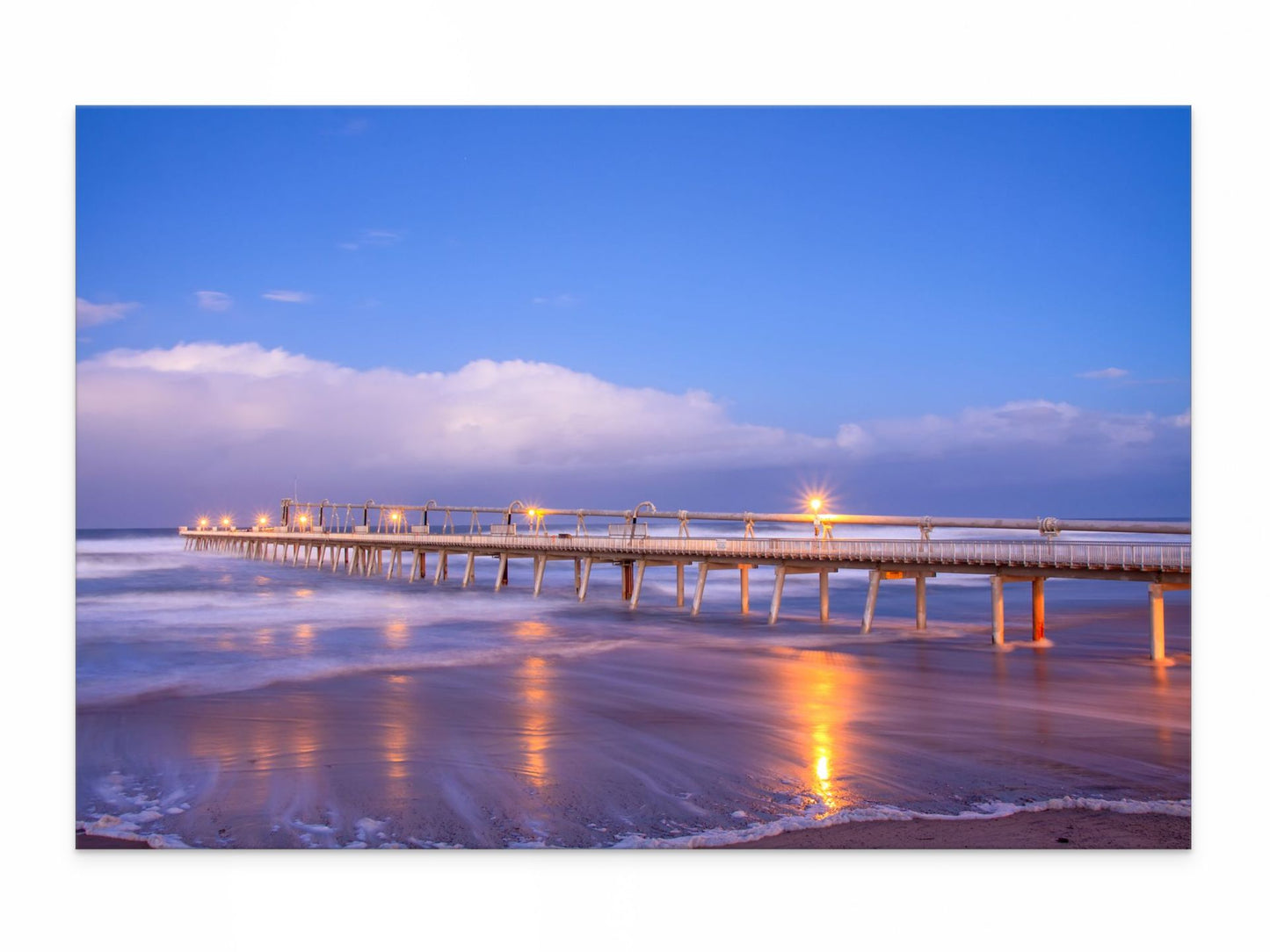 The Spit Gold Coast Wall Art Print – Sunset Pier Coastal Photography