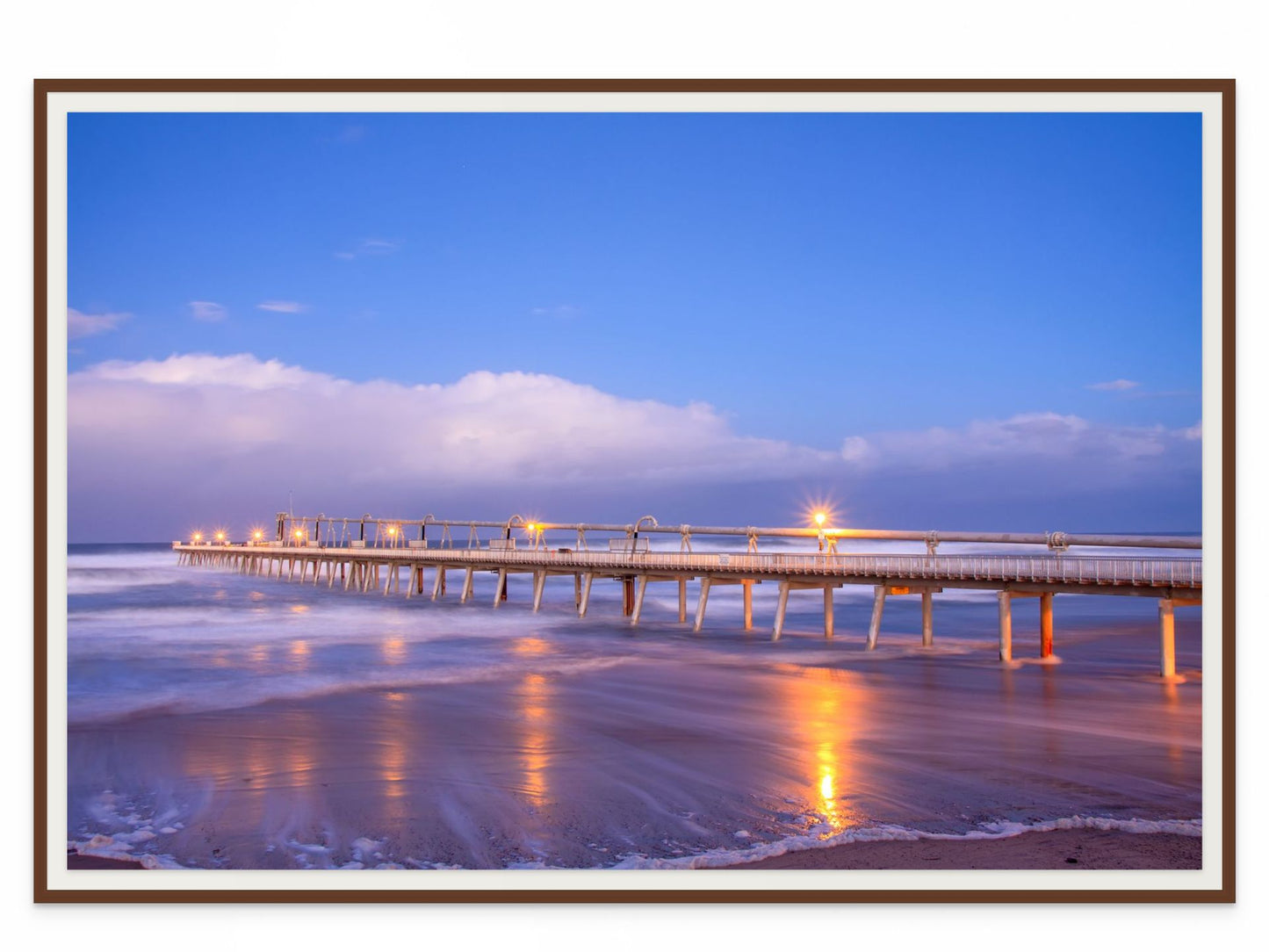 The Spit Gold Coast Wall Art Print – Sunset Pier Coastal Photography