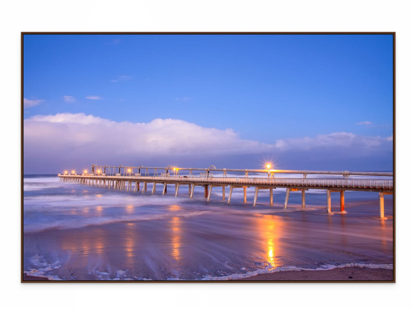 The Spit Gold Coast Wall Art Print – Sunset Pier Coastal Photography