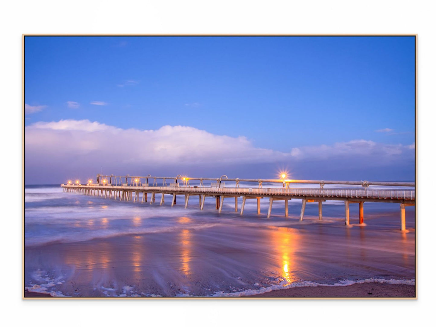 The Spit Gold Coast Wall Art Print – Sunset Pier Coastal Photography