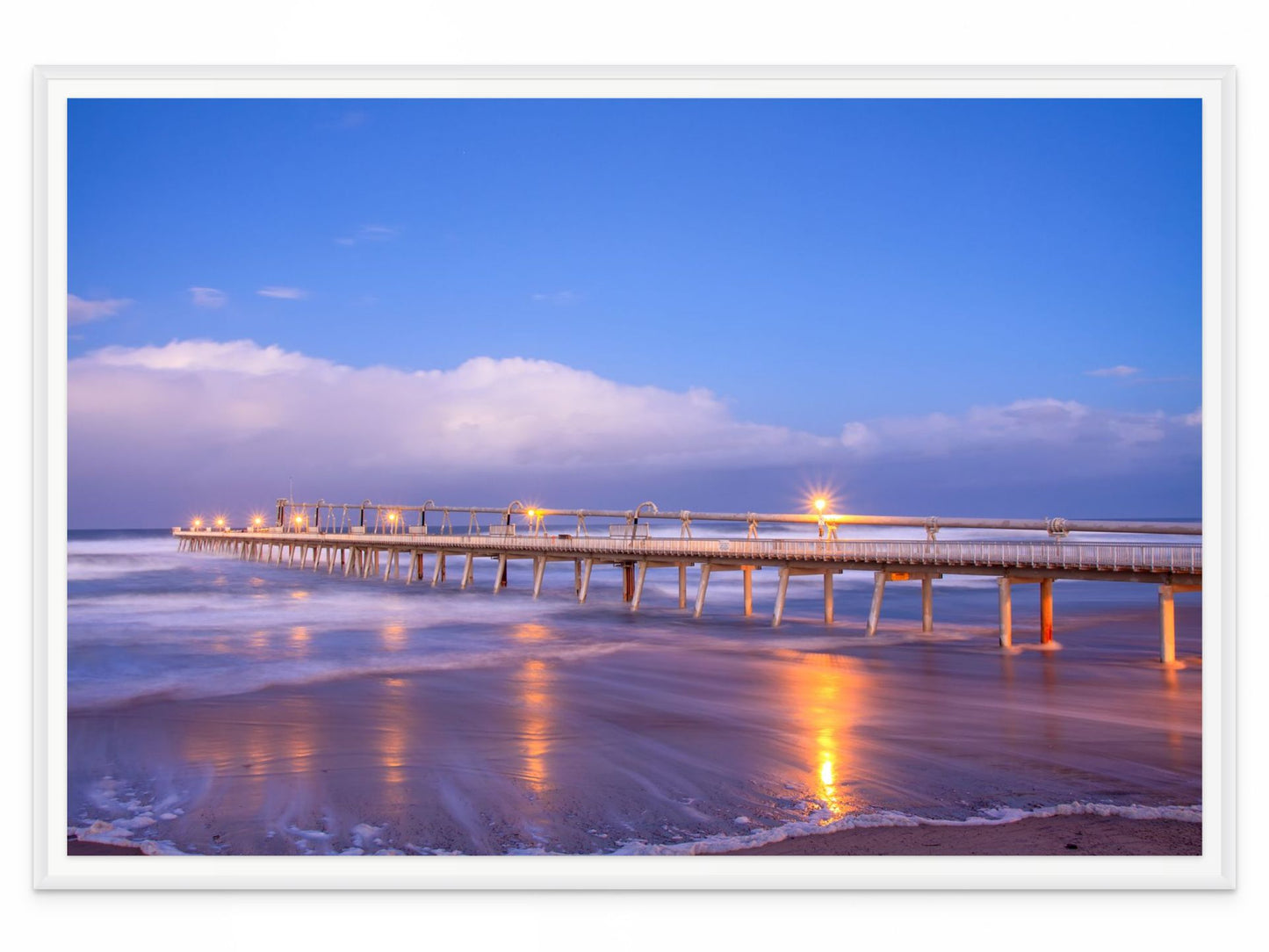 The Spit Gold Coast Wall Art Print – Sunset Pier Coastal Photography