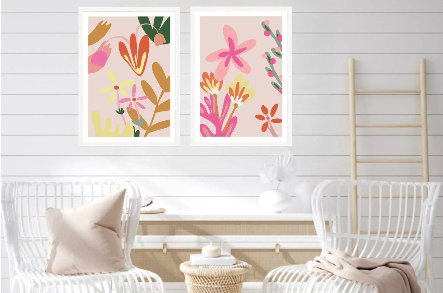 Pink Floral 6 | Poster Art Print