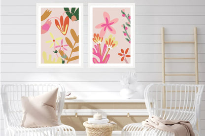 Pink Floral 6 | Poster Art Print