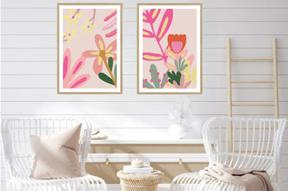 Pink Floral 9 | Poster Art Print
