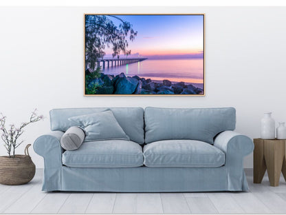 Urangan Pier Hervey Bay Wall Art Print – Queensland Coastal Photography