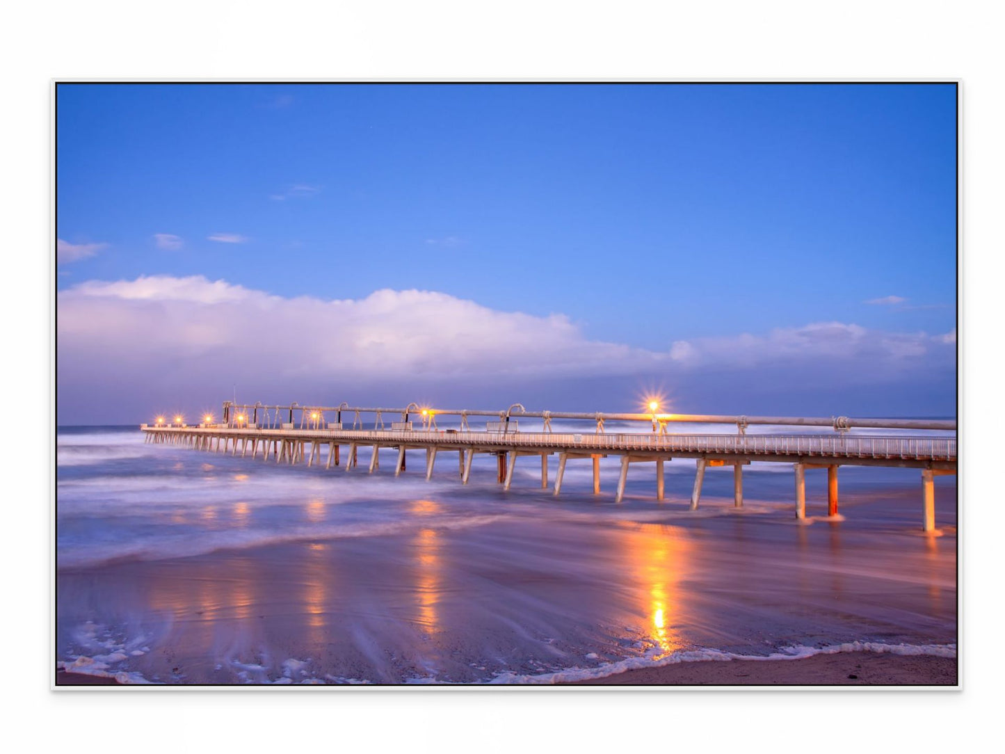 The Spit Gold Coast Wall Art Print – Sunset Pier Coastal Photography