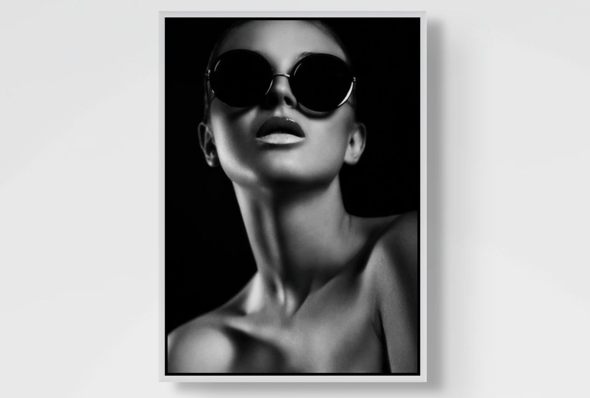 Monochrome Muse | Fashion Wall Art Print