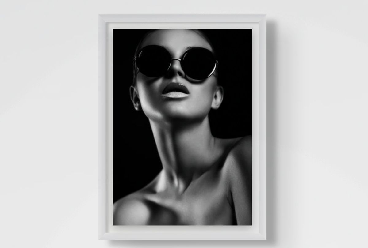 Monochrome Muse | Fashion Wall Art Print