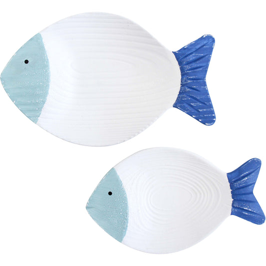 Fish Bowl Coastal Set of 2