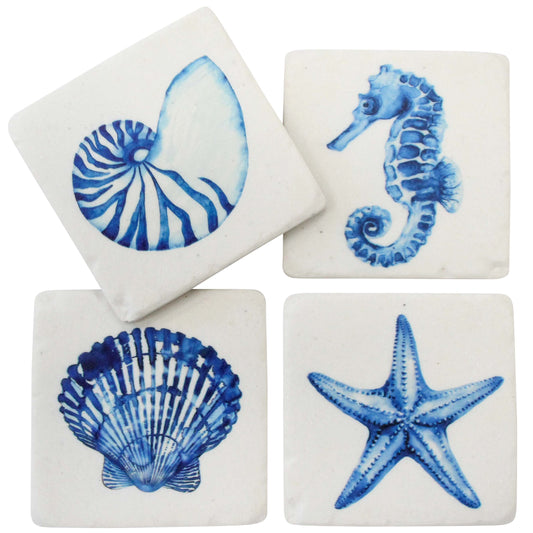 Coasters Set/4 Coastal