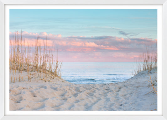 Sand Dune Pink Sunset | Wall Art Print