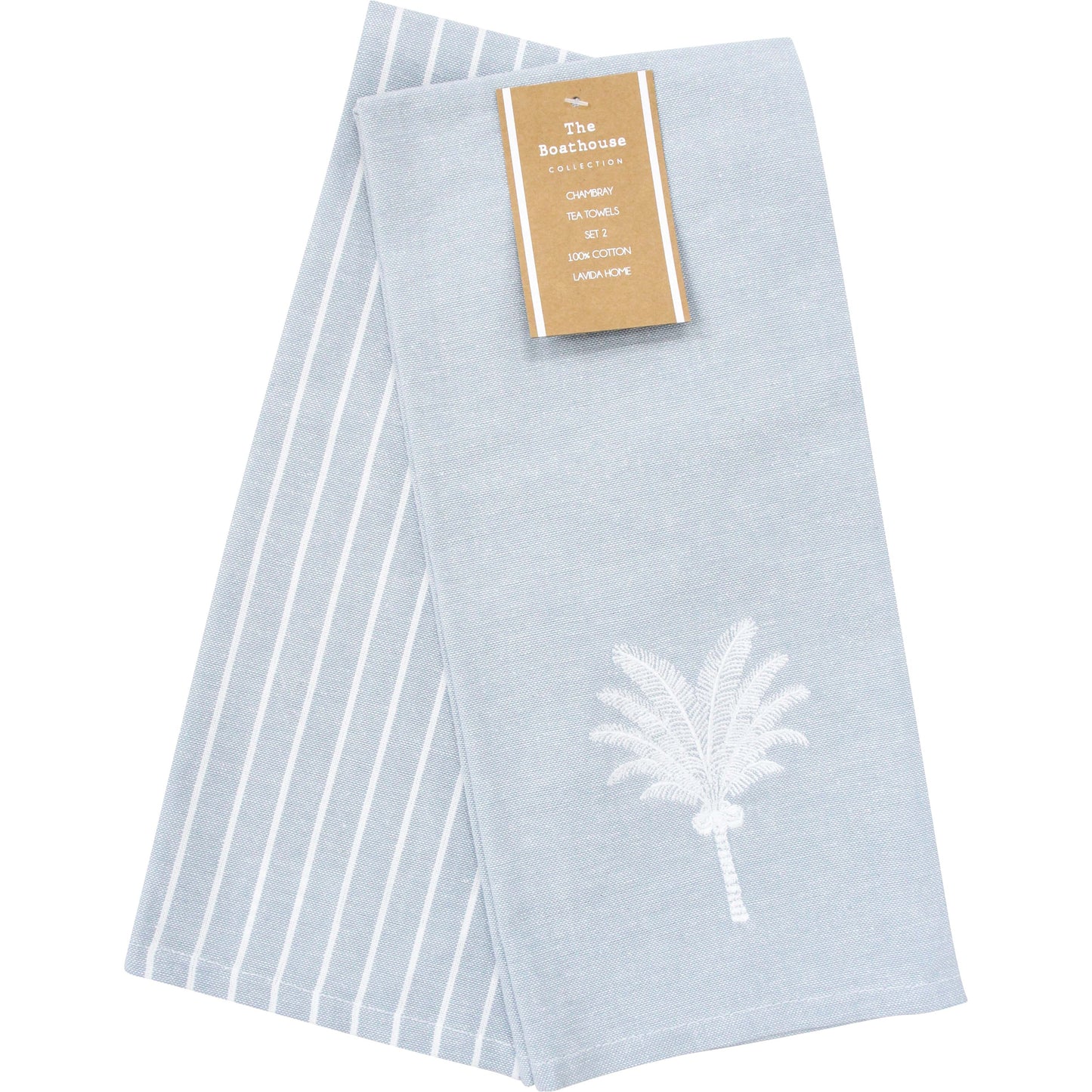 Palm Cove Tea Towel Set/2