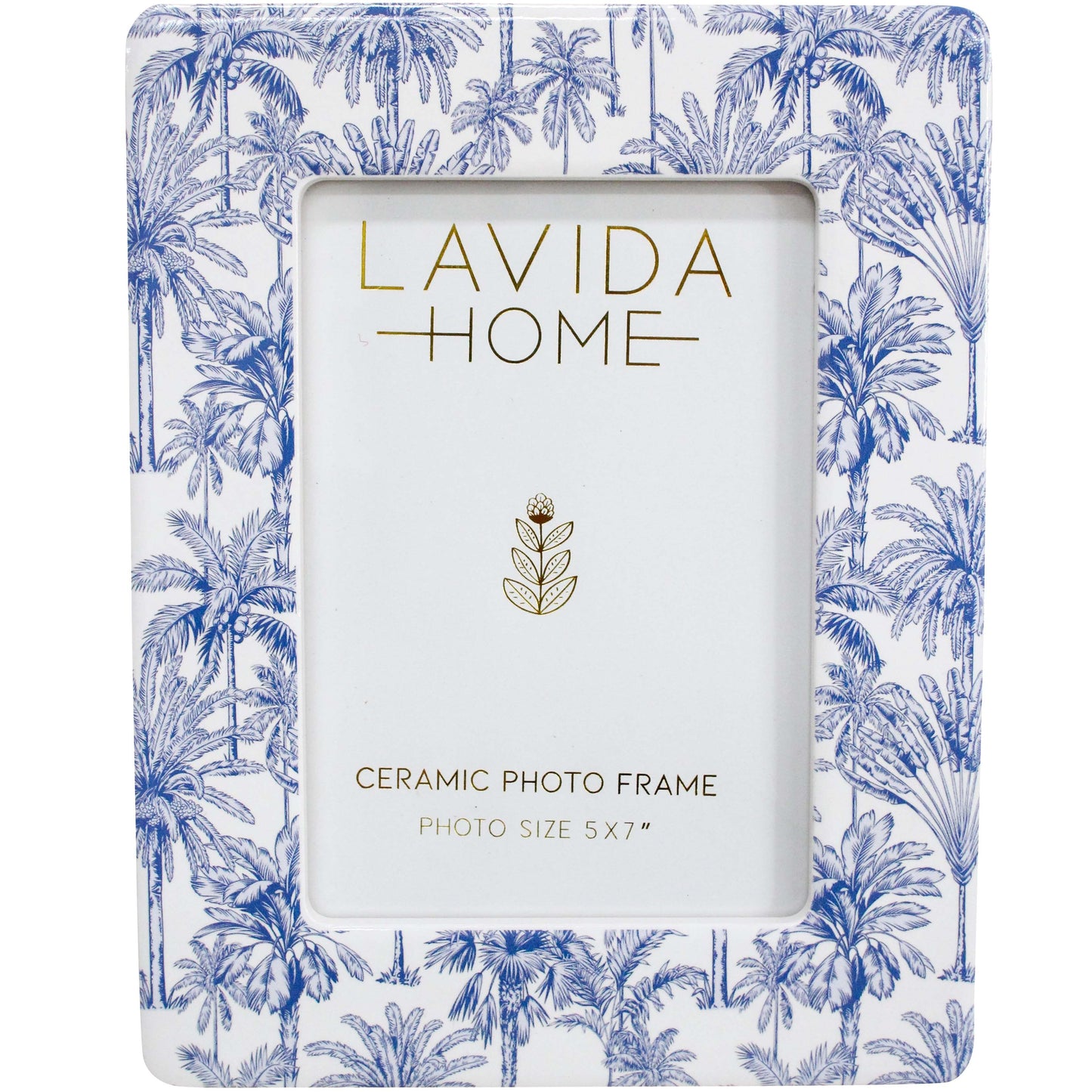 Hamptons Ceramic Photo Frame - 5x7