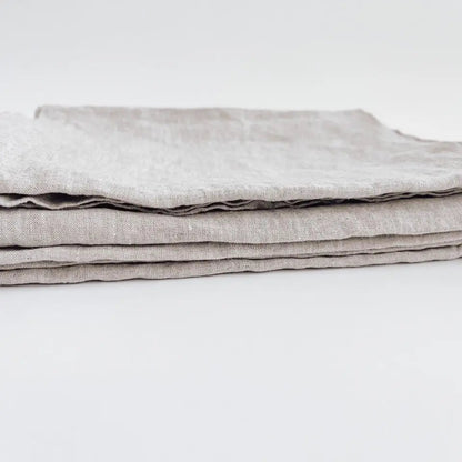 natural french linen tea towel