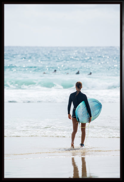 Gone Surfing Byron Bay | Coastal Wall Art Print