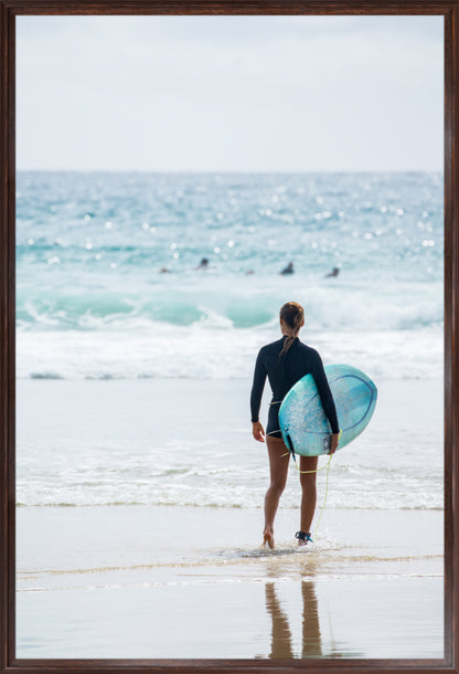 Gone Surfing Byron Bay | Coastal Wall Art Print