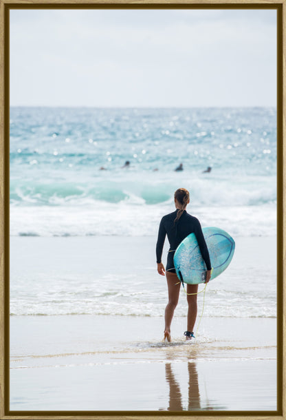 Gone Surfing Byron Bay | Coastal Wall Art Print