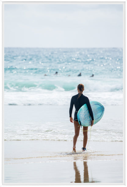 Gone Surfing Byron Bay | Coastal Wall Art Print