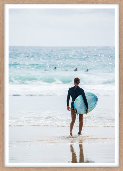 Gone Surfing Byron Bay | Coastal Wall Art Print