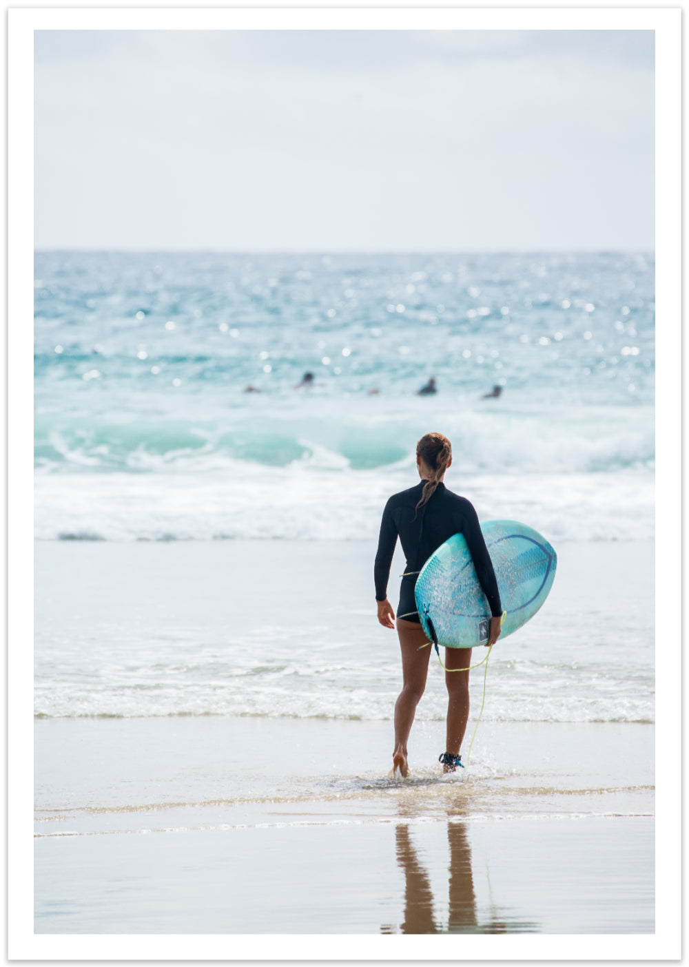 Gone Surfing Byron Bay | Coastal Wall Art Print