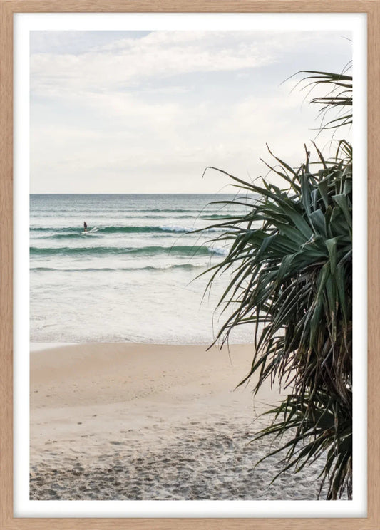 Wategos Beach Australia framed coastal artwork