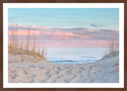 Sand Dune Pink Sunset | Wall Art Print