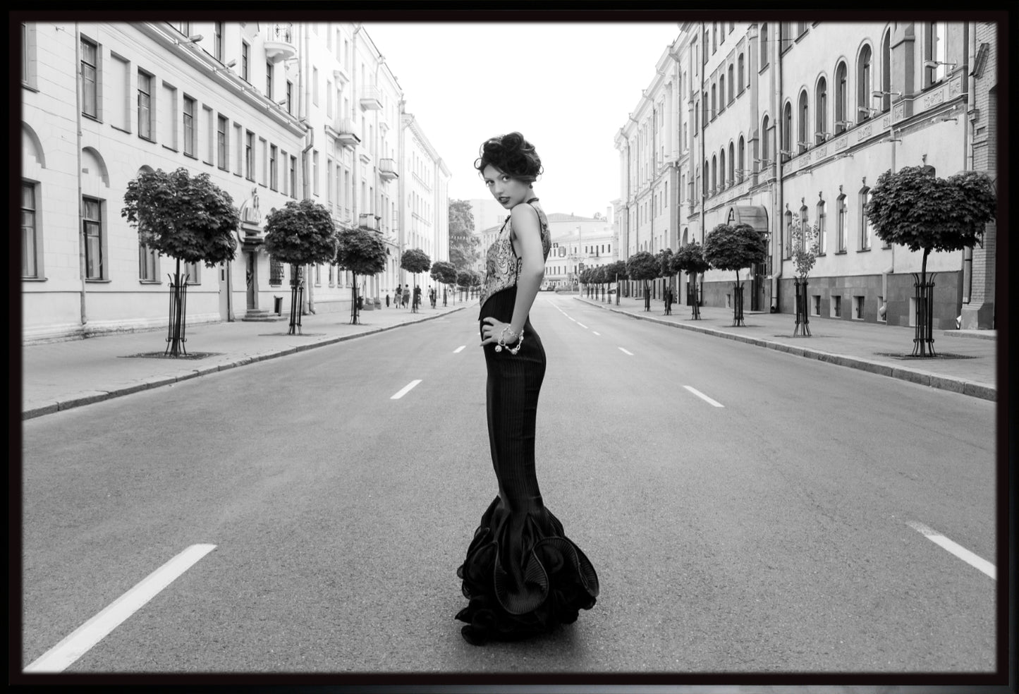 Midnight on the Boulevard | Fashion Wall Art Print