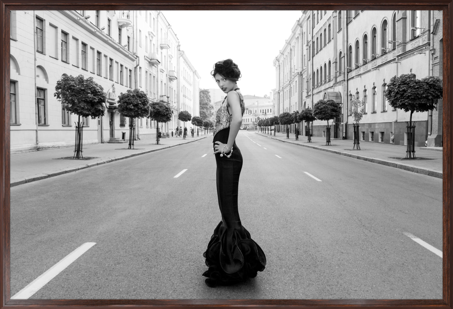 Midnight on the Boulevard | Fashion Wall Art Print