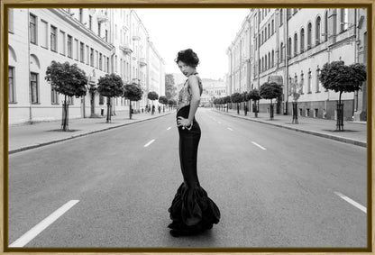 Midnight on the Boulevard | Fashion Wall Art Print