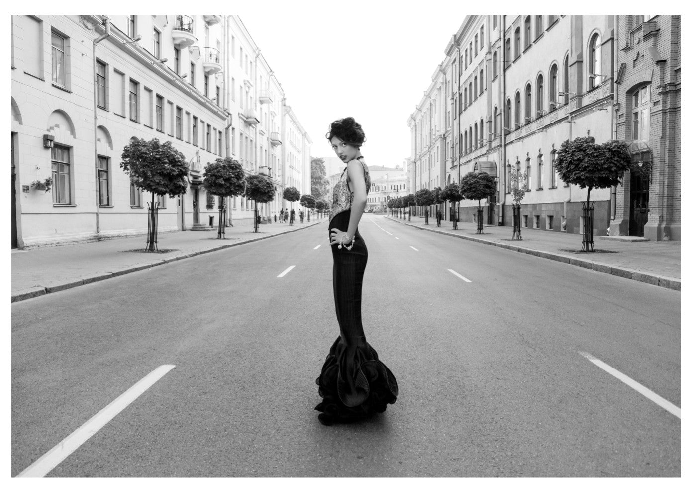 Midnight on the Boulevard | Fashion Wall Art Print