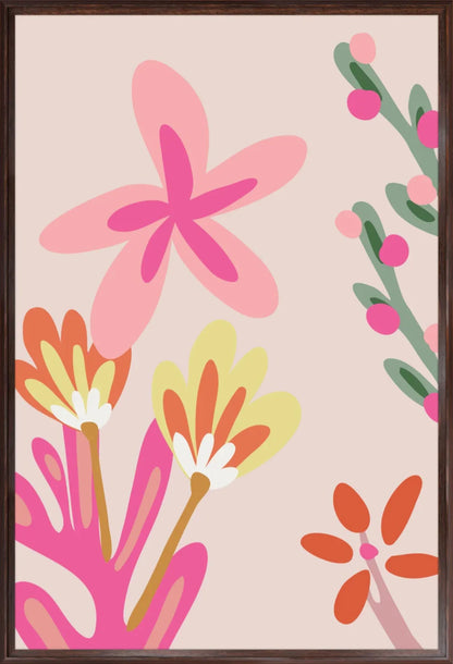 Pink Floral 6 | Poster Art Print