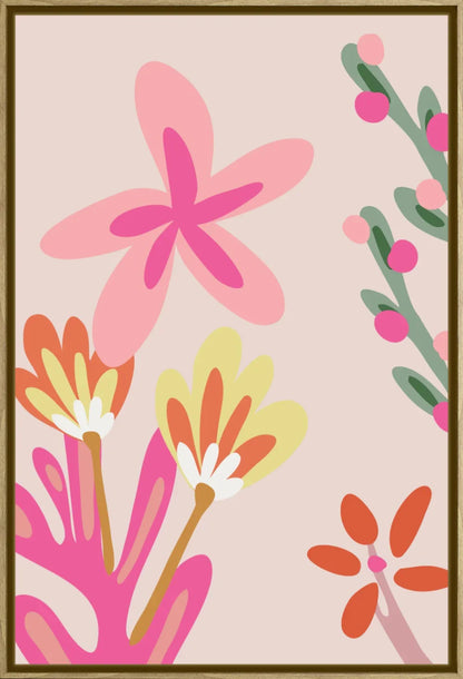 Pink Floral 6 | Poster Art Print