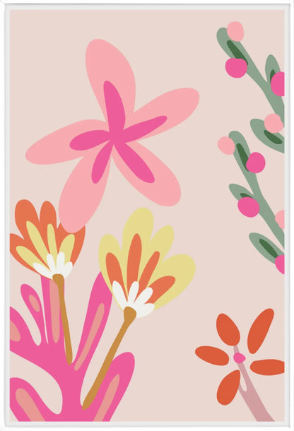 Pink Floral 6 | Poster Art Print