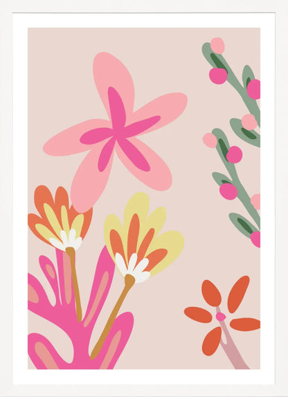 Pink Floral 6 | Poster Art Print
